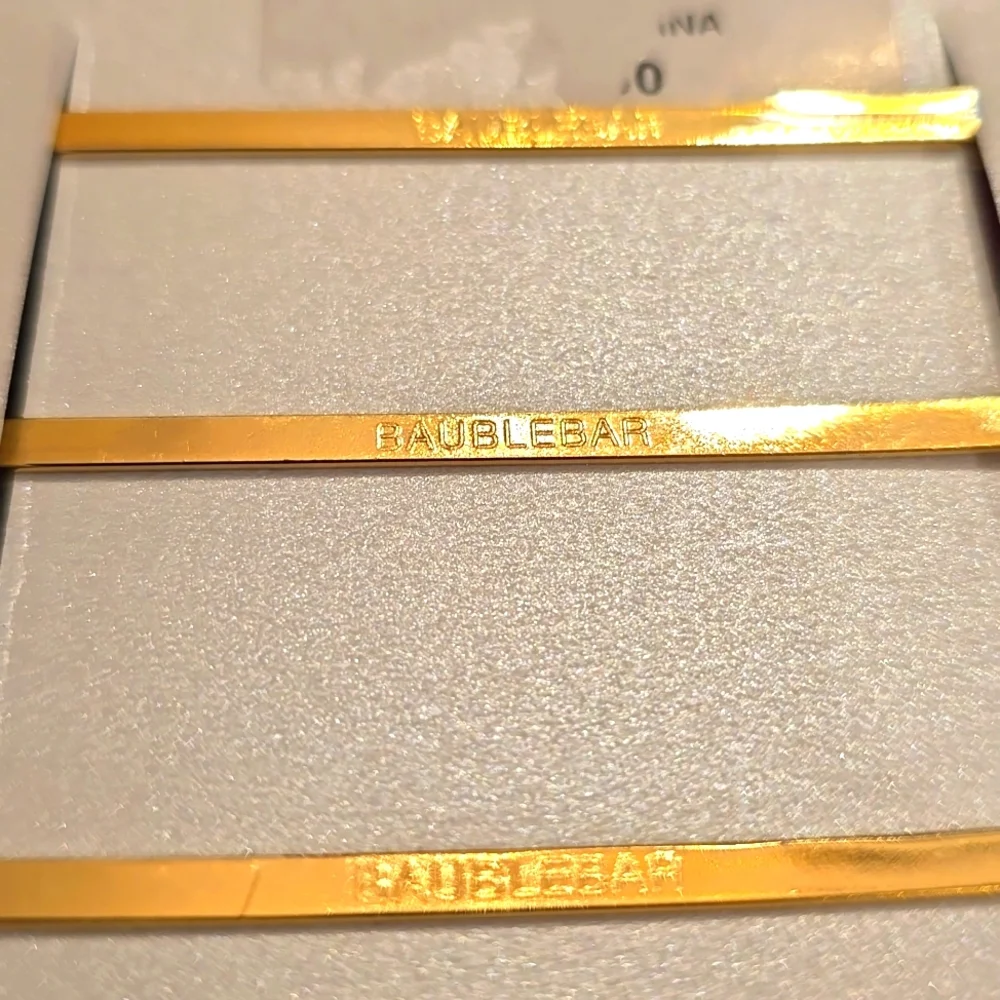 BaubleBar Set of 3 Holiday Hair Bobby Pins - NEW